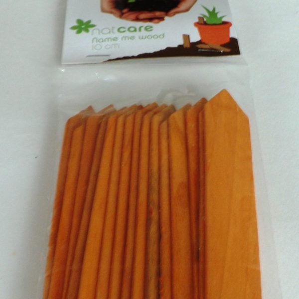 Etiquetas de madeira